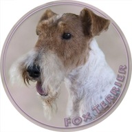 Samolepka Foxteriér drsnosrstý / Fox Terrier Wire
