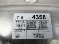 window regulator mechanism left rear part rear MERCEDES CLS W218