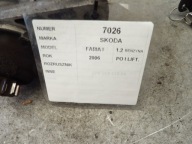 Skoda Fabia 1,2 štartér
