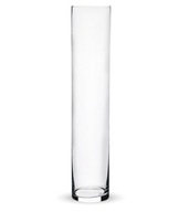 Wazon szklany tuba rura cylinder 50 x 10 cm