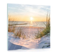 Sklenený obraz Na skle Pláž more Kuchyňa 30x30
