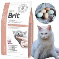 Brit Veterinary Diet Renal Egg&Pea Sucha Karma Jajko Groszek Dla Kota 2kg