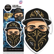 ZAPACH SAMOCHODOWY AROMA CAR CELLULOSE STREET ART MASK ZAPACH DO SAMOCHODU