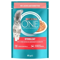 Purina One karma dla kotów Sterilcat łosoś 13x85 g