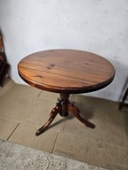 stolik kawowy ława stary lakierowany blat 70cm wys 63cm drewniany solidny