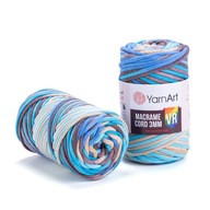 Yarnart Macrame Cord 3mm VR sznurek kolorowy 921