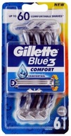 GILLETTE MASZYNKA DO GOLENIA BLUE 3 COMFORT 3 ostrza 6 sztuk