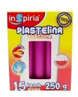 PLASTELINA RÓŻOWA 15 LASEK 250G