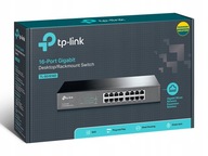 SWITCH TP-LINK TL-SG1016D 16 portów gigabit do szaf rack ver 12.0