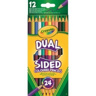 Kredki ołówkowe dwustronne 24 kol CRAYOLA