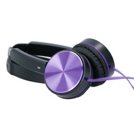 Słuchawki Grundig - Składane słuchawki nauszne fioletowe