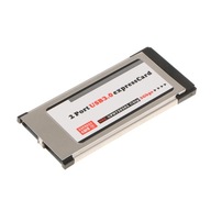 Express Card USB 3.0 PCI 34 mm 2 porty