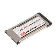 2 porty USB 3.0 HUB pre kartu PCI Express 34 mm