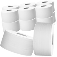 Toaletný papier do podávača Jumbo Celulóza 100m 2 vrstvy 12 roliek