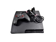 KONSOLA SONY PLAYSTATION 3 SLIM CZARNA Z PADEM PRZEWODOWYM 250 GB