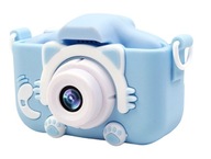 Aparat Cyfrowy Kamera dla Dzieci + SELFIE Niebieski + KARTA PAMIĘCI 32GB