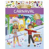 Auzou nálepky pre deti karneval kreatívny zošit 500 samolepiek