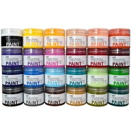 Mega zestaw 24 farb do malowania jasnych tkanin tekstyli odzieży COSPLAY PL