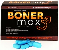 Modré Tablety Boner Max 15t potencia erekcia sex libido testosterón