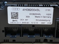 AUDI A8 4H D4 PANEL klimaanlage 4H0820043L
