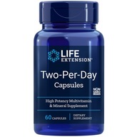 Life Extension Two-Per-Day multivitamín 60 kaps