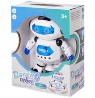 TAŃCZĄCY ROBOT 21cm dance robot tancerz bat. 3x AA Światło Dźwięk 3+