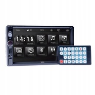 RADIO SAMOCHODOWE 2 DIN BT USB AUX EKRAN 7" MOC 4x60W +PILOT +ODBIORNK GPS