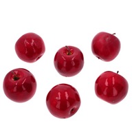 Mesterséges alma dísz alma díszek nád dekoráció 6 db 7 cm