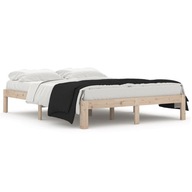 Rama łóżka z litego drewna sosnowego, 140 x 190