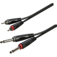 Roxtone RACC150L6 kabel audio 2x Jack - 2x RCA 6m