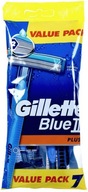 GILLETTE MASZYNKI DO GOLENIA BLUE 2 II PLUS 7 sztuk