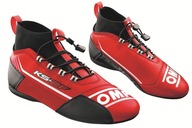 Kartingové topánky OMP KS-2F červené