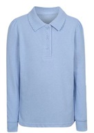 George koszulka polo dziewczęca regular fit niebieska 128/134