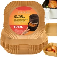 PAPÍRBETÉT ZSÍRMENTES OLAJSÜTŐHÖZ 50db 20CM AIR FRYER TÁLCA