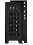 Titkosított iStorage SSD diskAshur M2 1TB USB 3.2 AES 256-bit