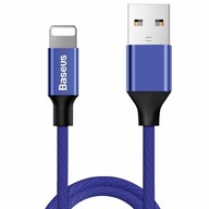 Kabel Przewód USB do Lightning Baseus Crystal Shine, 2.4A, 1.2m (niebieski)
