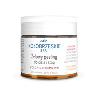 KolobrzeskieSPA Borovica+ Gélový telový peeling na nohy ľahký gélový 200 g