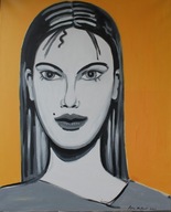 Peter Hofland - Liesbeth, Moderne Madonna 100x80cm