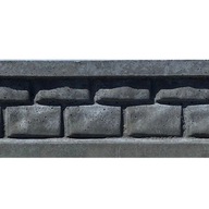 Podmurówka betonowa - 250 cm / 25 cm - antracyt