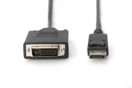 Kabel adapter Displayport z zatrzaskiem 1080p 60Hz FHD Typ DP/DVI-D 24+1