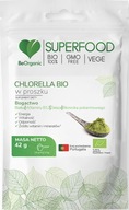 Medlicaline BeOrganic Chlorella BIO w proszku 42g Żelazo Odporność B12