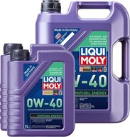2× Motorový olej Liqui Moly SYNTHOIL ENERGY 1 l 0W-40 + Motorový olej Liqui Moly Synthoil Energy 0W40 5 l 0W-40