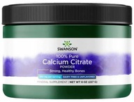 Calcium Citrate Citrát vápenatý 100% 227g Swanson