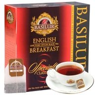 Herbata Czarna BASILUR English Breakfast Ceylon Chay Chai чай 100 szt. 200g