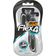 BIC Maszynka do golenia FLEX 4 ostrza 3 sztuki