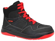 Pracovná obuv Elten MAVERICK black-red Mid ESD S3
