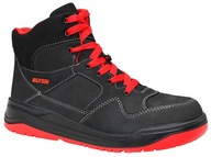 Pracovná obuv Elten MAVERICK black-red Mid ESD S3 veľkosť 45