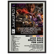 Juice WRLD Death Race For Love Plagát Obrázok s albumom v rámčeku Darček