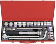 KING TONY Sada nástrčných kľúčov 1/2 10-32mm 24ele.