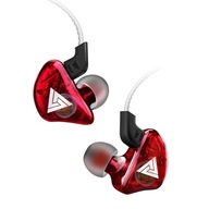 Shiwaki QCK5 3,5 mm douszne słuchawki sportowe w kolorze czerwonym